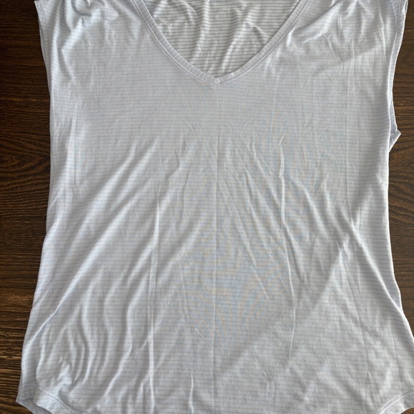 Lululemon Sweat Times Short Sleeve Size 8 Light Blue Color - Picture 4 of 9